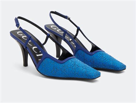 gucci velvet slingback|Gucci slingback dupe.